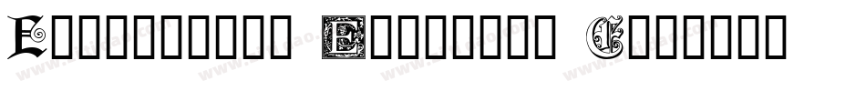Ornamental Initials B字体转换
